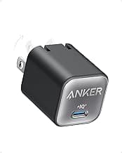 Anker Nano Charger, USB C GaN Charger 30W, PIQ 3.0 Foldable PPS Fast Charger for iPhone 17 / 16 and more series, Galaxy, iPad, Compatible w...