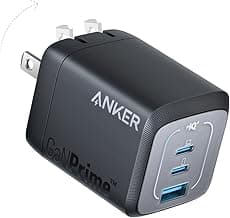 Anker USB Charger Block,67W GaN Wall Charger,3-Port Compact Fast Charging Phone Charger,For MacBook Pro/Air, Pixelbook, iPad Pro, iPhone 17...