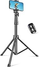 SENSYNE 62" Phone Tripod & Selfie Stick, Extendable Cell Phone Tripod Stand with Wireless Remote and Phone Holder, Compatible with iPhone A...