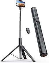 ANXRE 71" Phone Tripod, NT79 Extendable Selfie Stick with 1/4" Camera Mount for Cell Phone&Camera, Phone Tripod Stand Holder with Remote Co...